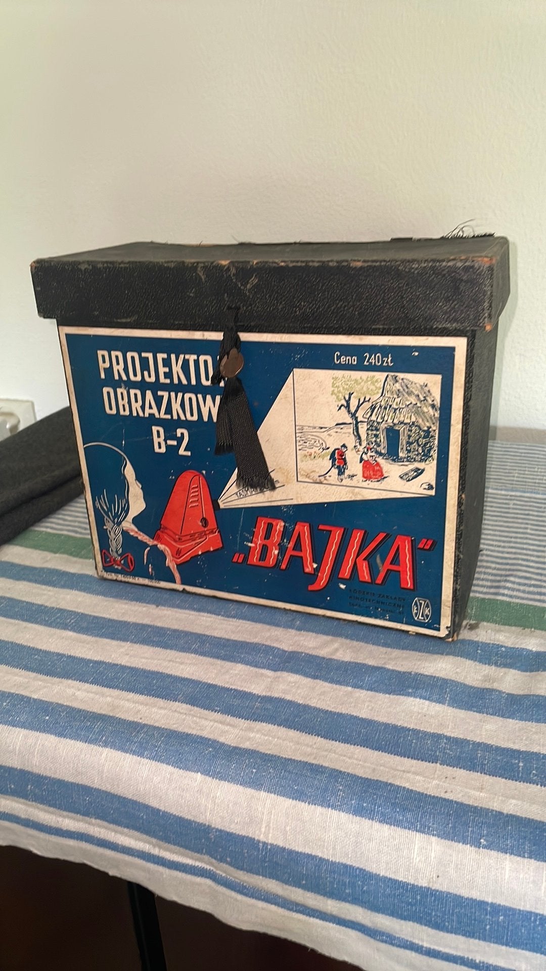 Oud Vintage Diaprojector Bajka, Ophalen of Verzenden, Zo goed als nieuw