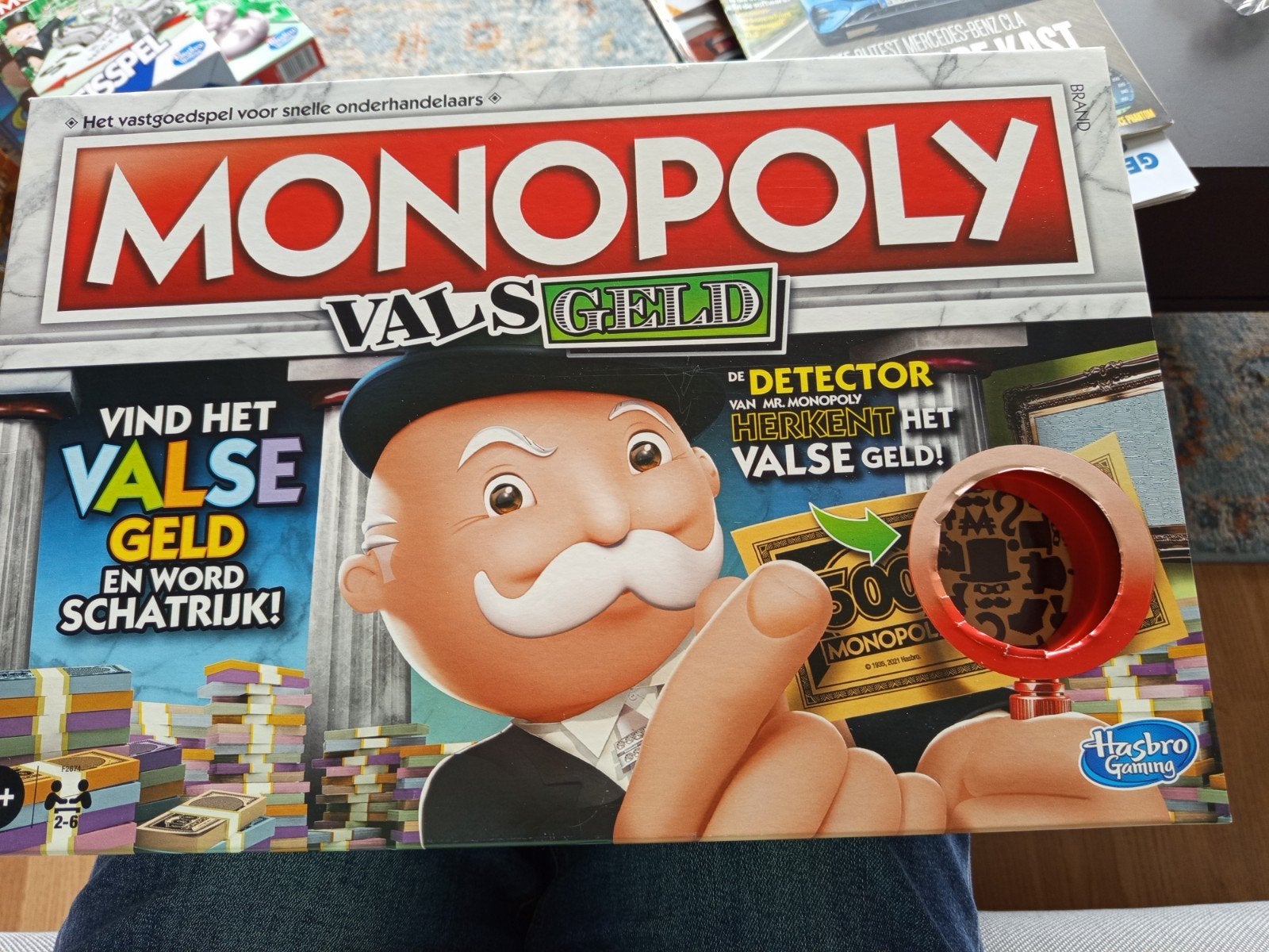 Monopoly Vals Geld - Vind het valse geld en word rijk!, Drie of vier spelers, Ophalen, Gebruikt, Hasbro Gaming
