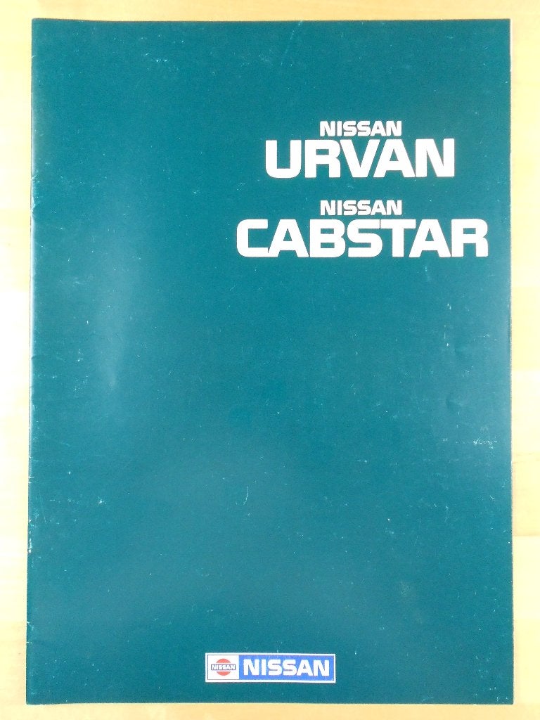 Nissan Urvan Cabstar Brochure 1985, Ophalen of Verzenden, Zo goed als nieuw, Nissan, NISSAN