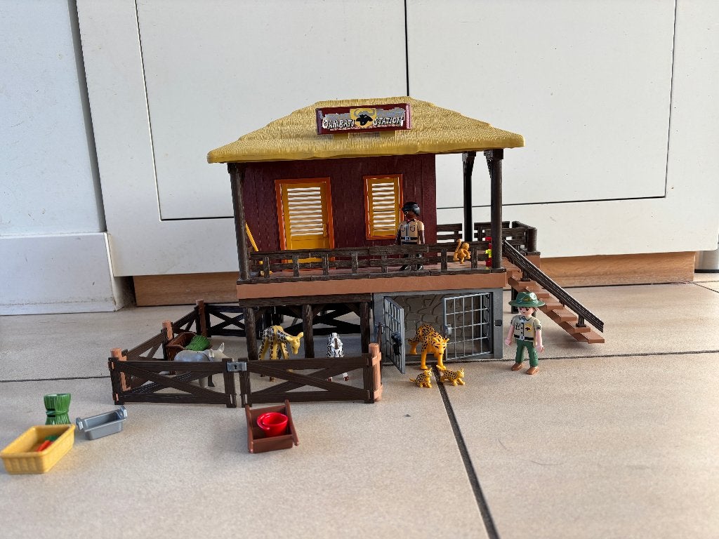 4826 Playmobil Safari station, Kinderen en Baby's, Ophalen of Verzenden, Gebruikt