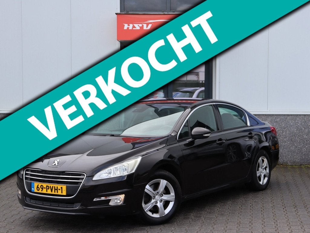 Peugeot 508 1.6 THP Blue Lease Executive navi LM airco org N, Auto's, Peugeot, Voorwielaandrijving, Euro 5, Gebruikt, Bruin