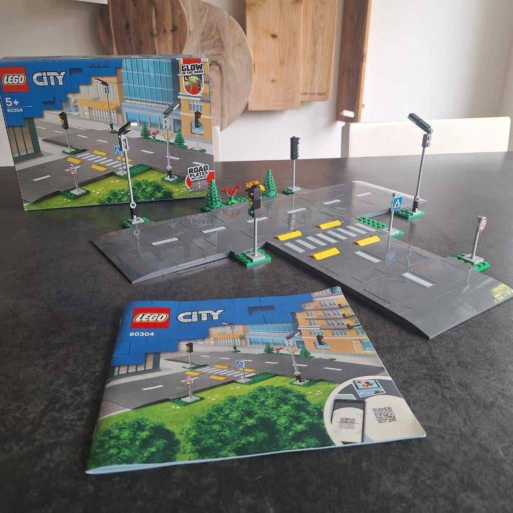 60304 Lego City Wegenplaten, Kinderen en Baby's, Speelgoed | Duplo en Lego, Compleet, City, Lego, Ophalen of Verzenden