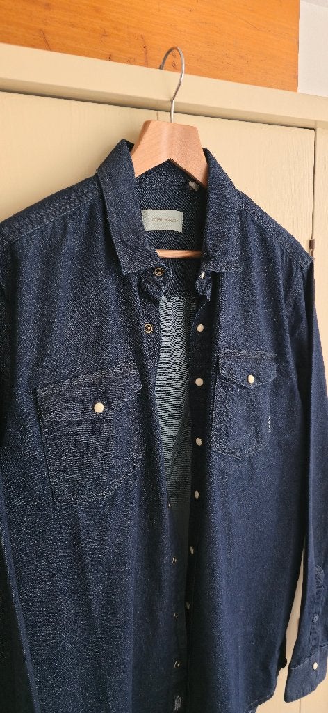 Spijker overhemd - xl - Blend, Blend, Blauw, Nieuw, Ophalen of Verzenden