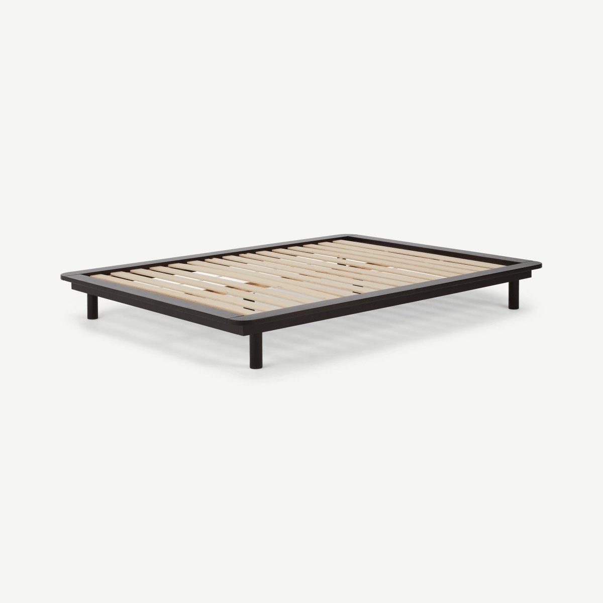 Made Kano japans bed zwart 140, Ophalen, Zwart, 140 cm, Zo goed als nieuw