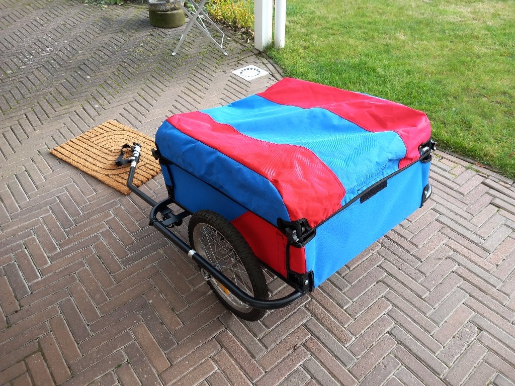 fietskar demontabel handig mee te nemen, Ophalen, Gebruikt, Opvouwbaar, Bagagekar