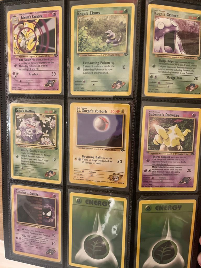 Pokémon Gym Heroes & Gym Challenge kaarten, Ophalen of Verzenden, Gebruikt, Meerdere kaarten