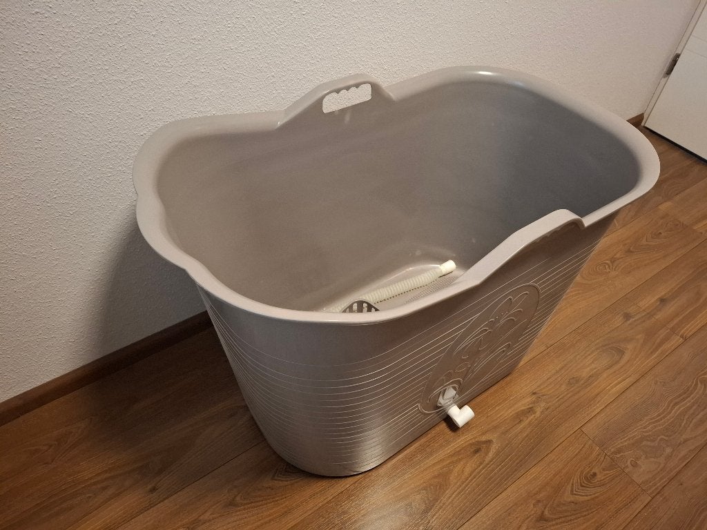 Bath bucket badkuip, grijs, Ophalen, Overige typen, 50 tot 100 cm, Zo goed als nieuw