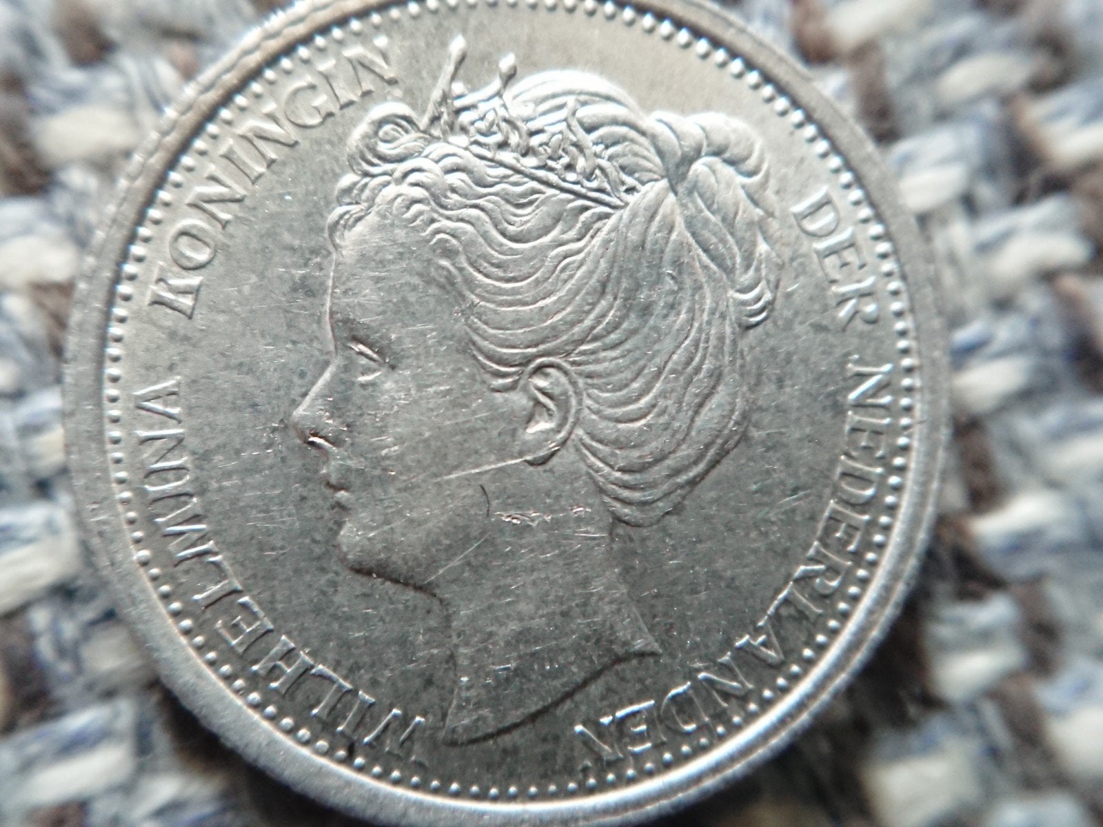 10 cent dubbeltje 1904 Wilhelmina topkwaliteit, Postzegels en Munten, Munten | Nederland, Ophalen of Verzenden, Koningin Wilhelmina