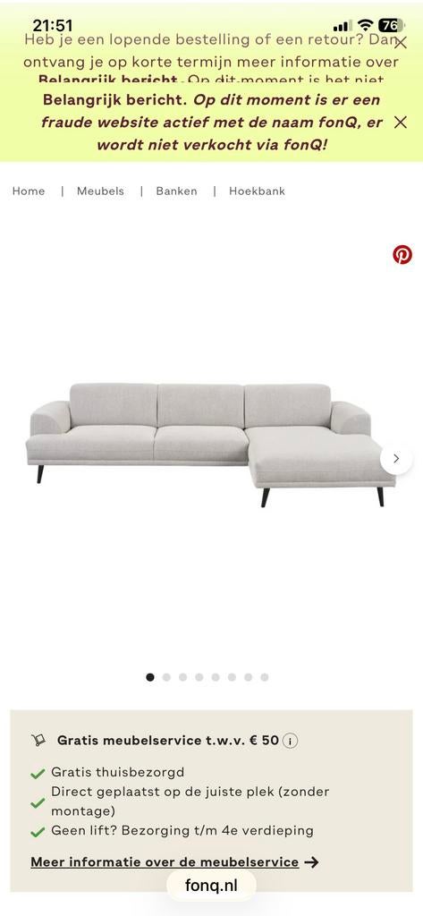 Nieuwe hoekbank flair met chaise longue zandkleur, Ophalen of Verzenden, Nieuw, Stof