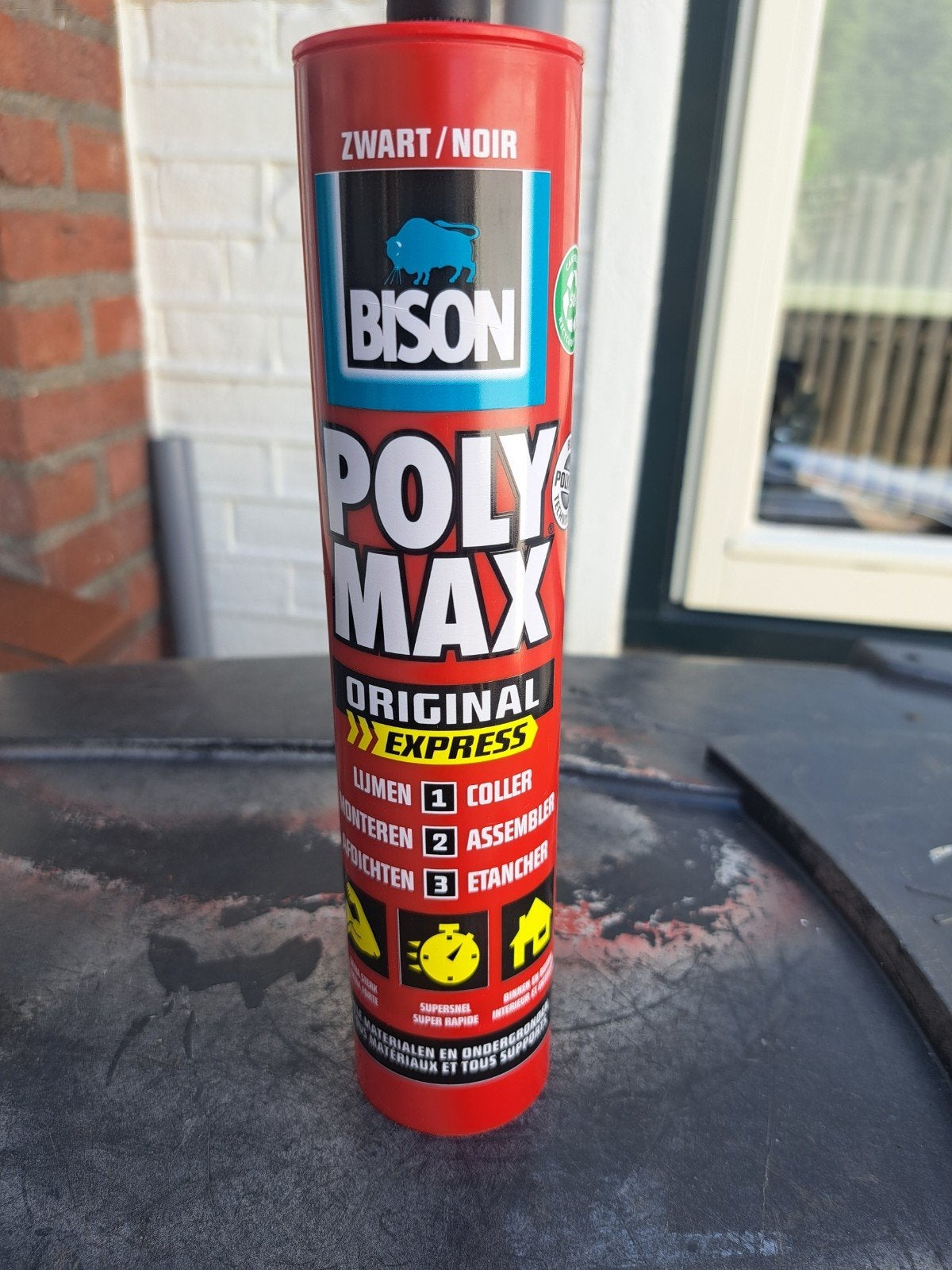 Bison polymax zwart, Doe-het-zelf en Verbouw, Isolatie en Afdichting, Overige materialen, Zo goed als nieuw, Minder dan 5 m², Ophalen