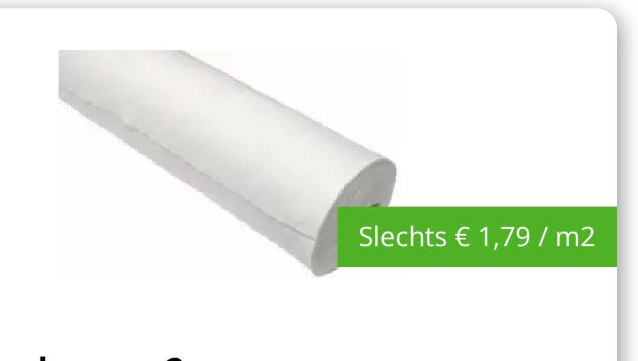 Onderdoek (voor vijveraanleg), Ophalen, Nieuw