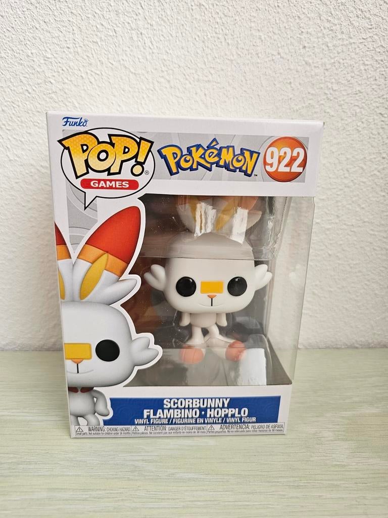 Scorbunny - Pokemon Funko - 922, Verzamelen, 21 Holborn Viaduct, London, EC1A 2DY, SupportEMEA@Funko.com, Funko, Nieuw