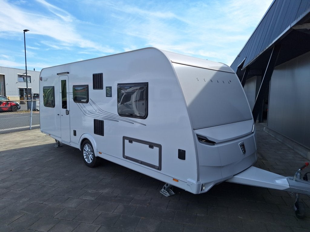 Tabbert Senara 550 E VINKEN VOORRAAD VOORDEEL, Caravans en Kamperen, Rondzit, Tabbert, Bedrijf, Schokbreker