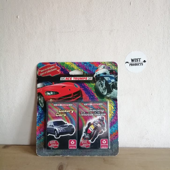 Nieuw: Ace Trumps Luxury Cars & Racing Motorbikes (Kaarten)