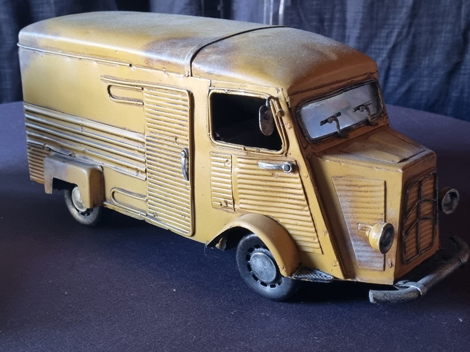 Vintage Citroën HY Bestelbus Model - Geel, Metaal, Ophalen of Verzenden, Zo goed als nieuw, Auto's