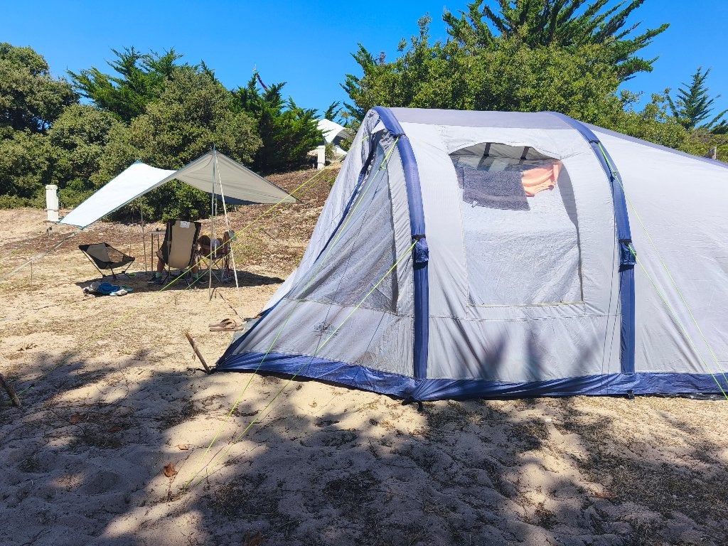 vrijbuiter opblaasbare tent, Caravans en Kamperen, Ophalen, Gebruikt, Tot en met 4