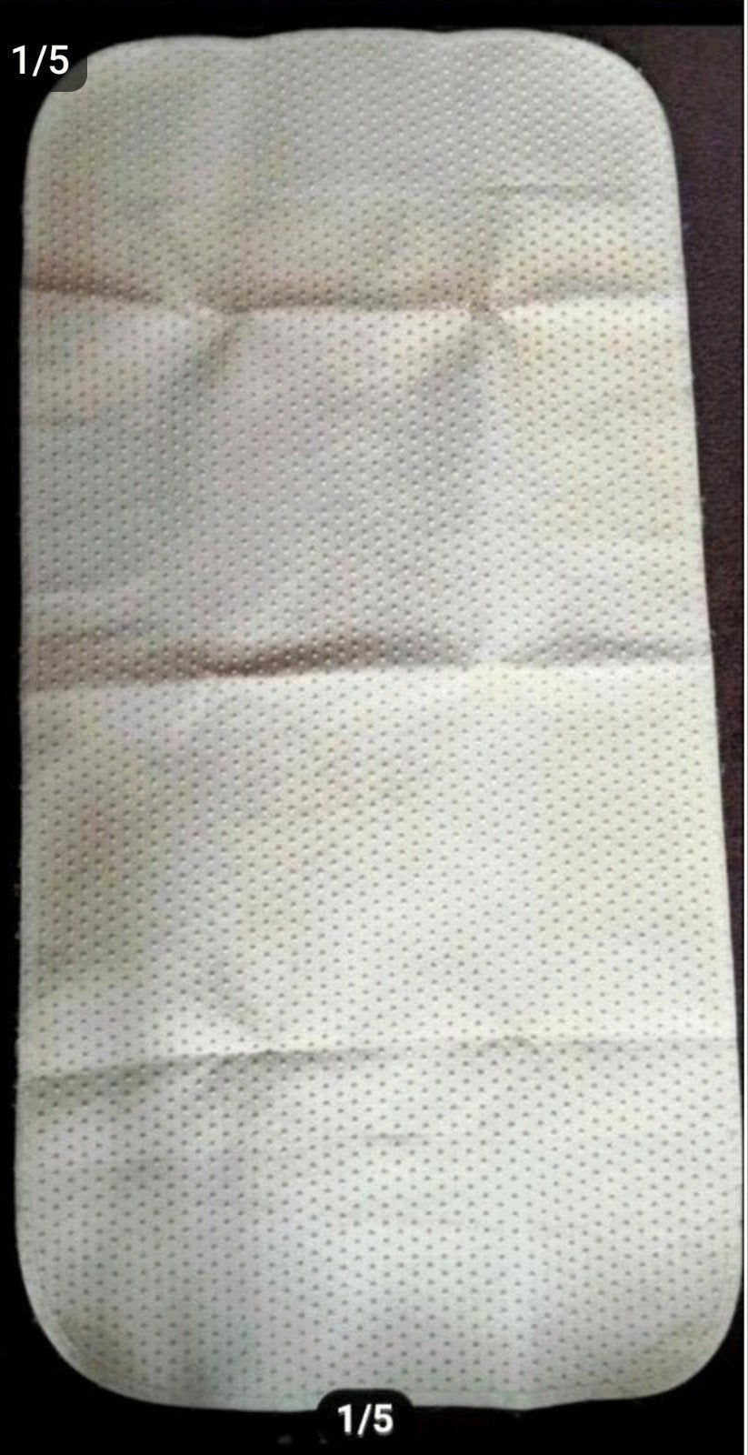 ✅️ Matras onderlegger voor babybedje maat 120 X 60 cm, Jongetje of Meisje, Matrasbeschermer, Wit, Nieuw