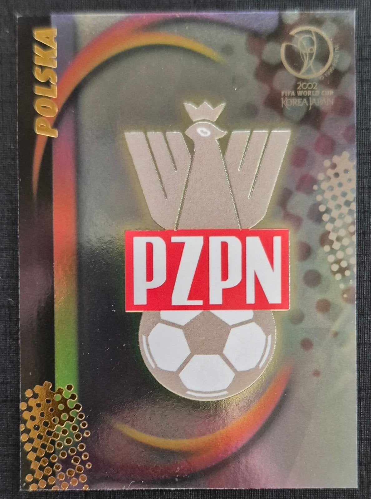 Panini embleem Poolse voetbalbond WK 2002, Verzamelen, Ophalen of Verzenden, Zo goed als nieuw, Buitenlandse clubs, Poster, Plaatje of Sticker