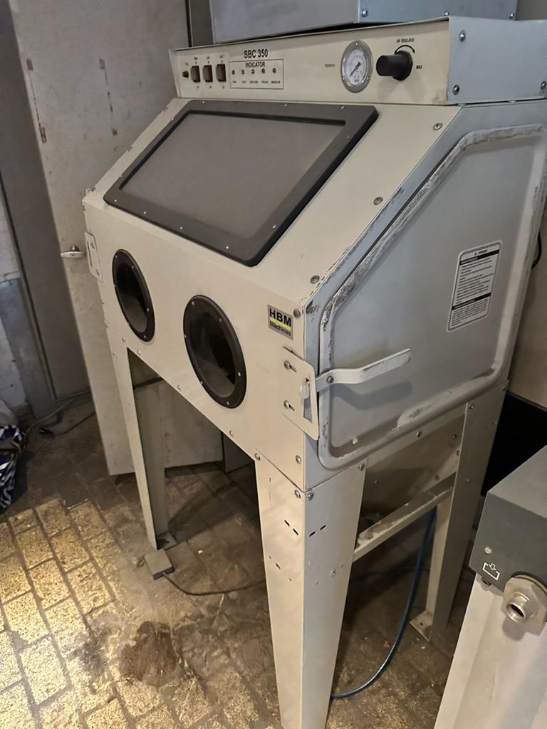 HBM SBC 350 zandstraalcabine met afzuiging, Doe-het-zelf en Verbouw, Reinigingsmachines, Ophalen, Gebruikt, Overige typen
