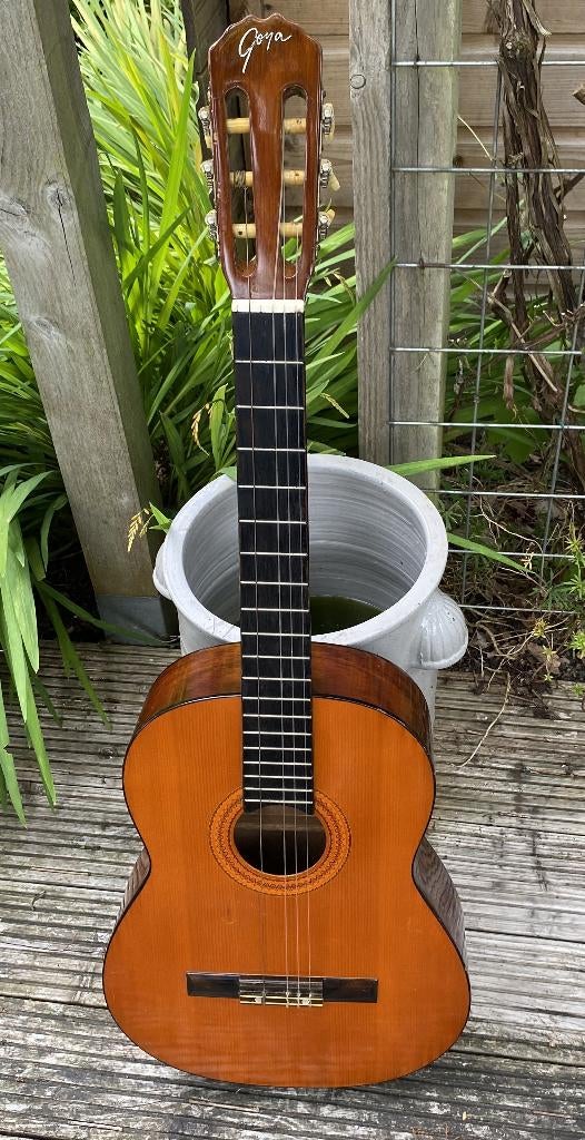 Leuke Goya Gitaar - vintage guitar, Ophalen, Gebruikt, Klassieke of Spaanse gitaar