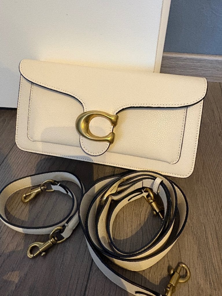Coach, Verzenden, Nieuw, Beige, Handtas