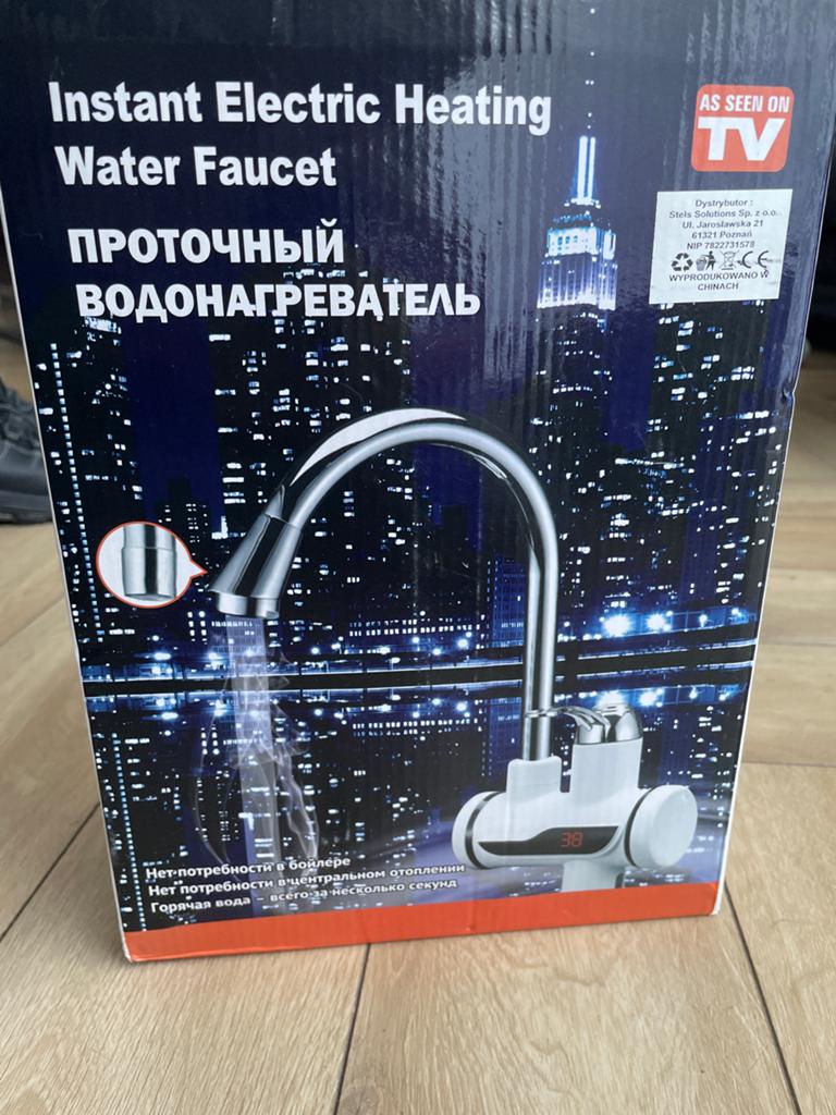 Instant Elektrische Waterkraan - Direct Warm Water, Doe-het-zelf en Verbouw, Sanitair, Ophalen of Verzenden, Nieuw, Chroom, Kraan