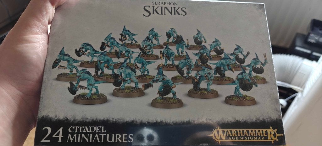 warhammer seraphon skinks new in box, Ophalen of Verzenden, Nieuw, Warhammer, Figuurtje(s)