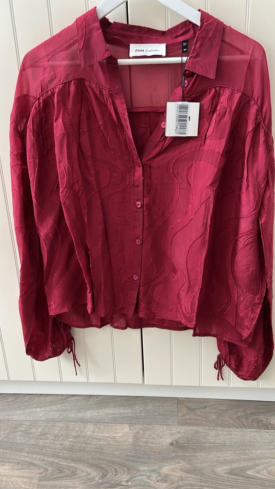 Nieuwe Pom Amsterdam Blouse - Herfst/Winter - Maat 40, Ophalen, Nieuw, Maat 38/40 (M), Rood