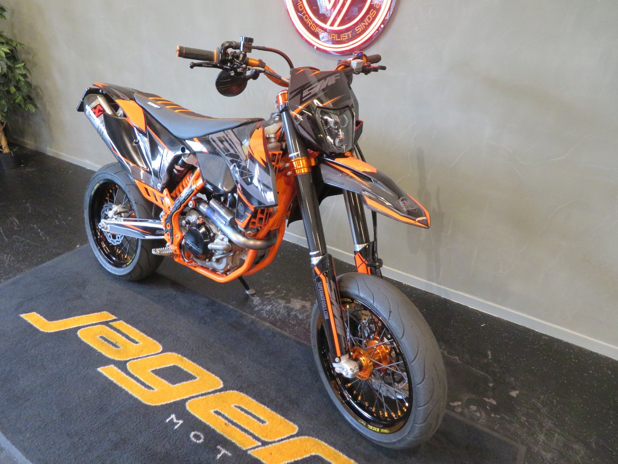 KTM 500 EXC SUPERMOTO SUPERMOTARD AKRA (bj 2014), SuperMoto, Gebruikt, Bedrijf
