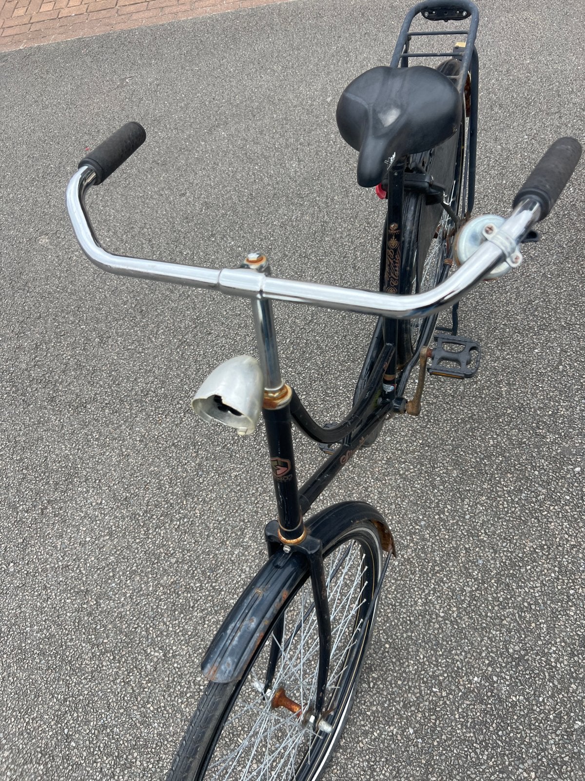 Oude fiets - Alleen ophalen in Terneuzen, Terugtraprem, Ophalen, Overige merken, 53 tot 56 cm