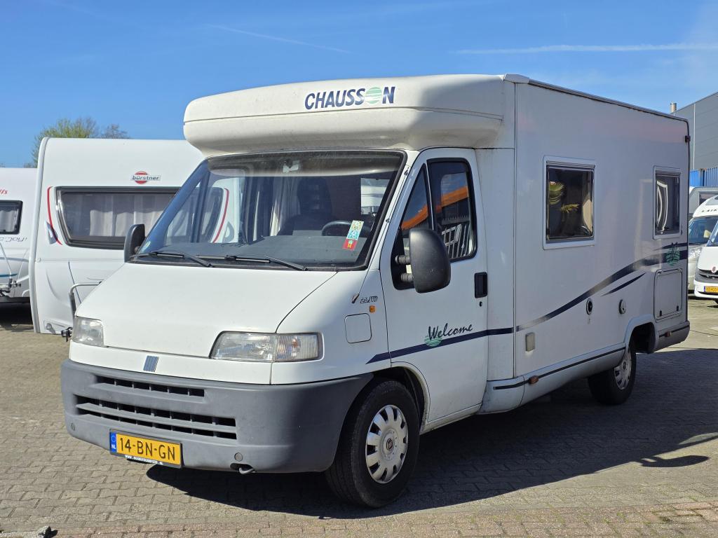 Chausson Welcome 70 2.8JTD 2002 camper 128PK! Fransbed, Luifel, Ringverwarming, Fiat, Tot en met 2