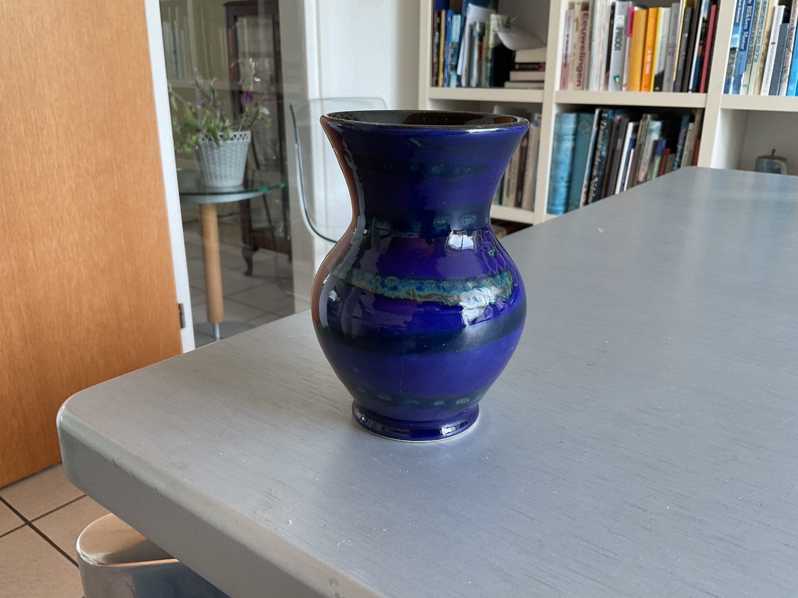 Dümler & Breiden 111 12 Germany vaasje blauw, Ophalen of Verzenden