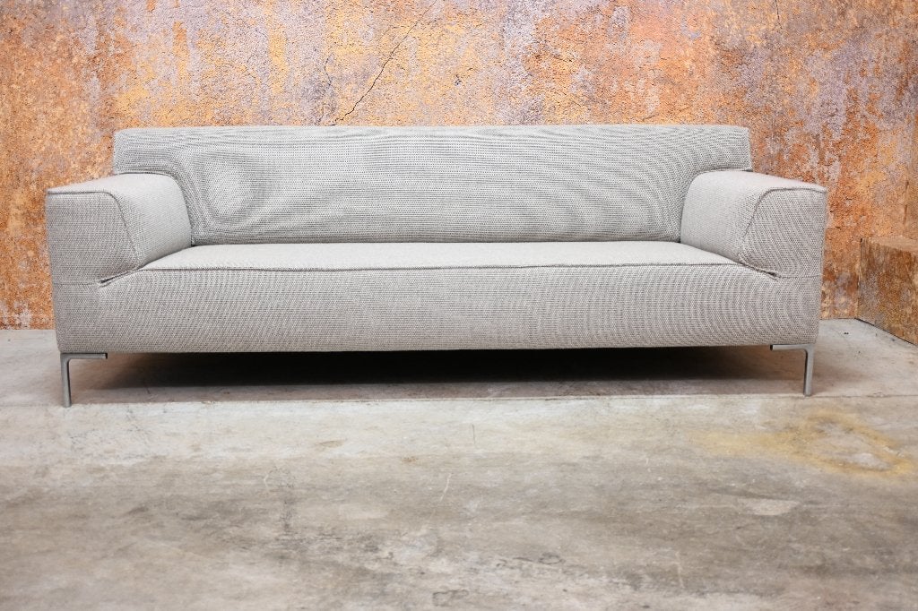 IZG Staat beigekleurige stoffen Design on Stock Bloq bank, Design on Stock, 75 tot 100 cm, Ophalen of Verzenden, Rechte bank