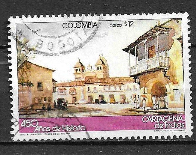 COLOMBIA, Ophalen of Verzenden, Gestempeld, Zuid-Amerika