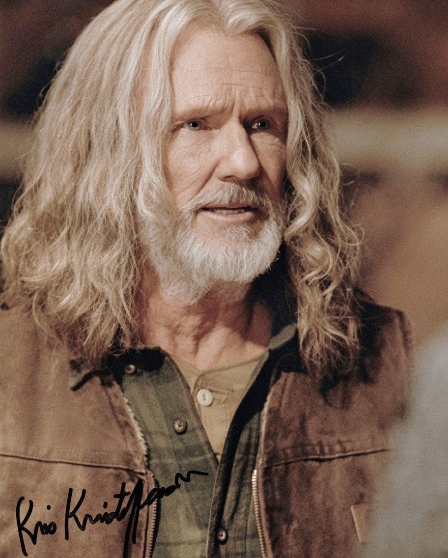 Foto KRIS KRISTOFFERSON met Handtekening Gesigneer, Verzamelen, Muziek, Artiesten en Beroemdheden, Verzenden, Foto of Kaart