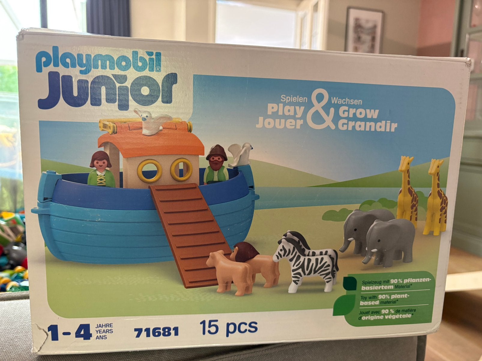 Playmobil junior Ark van Noah, Ophalen of Verzenden, Zo goed als nieuw