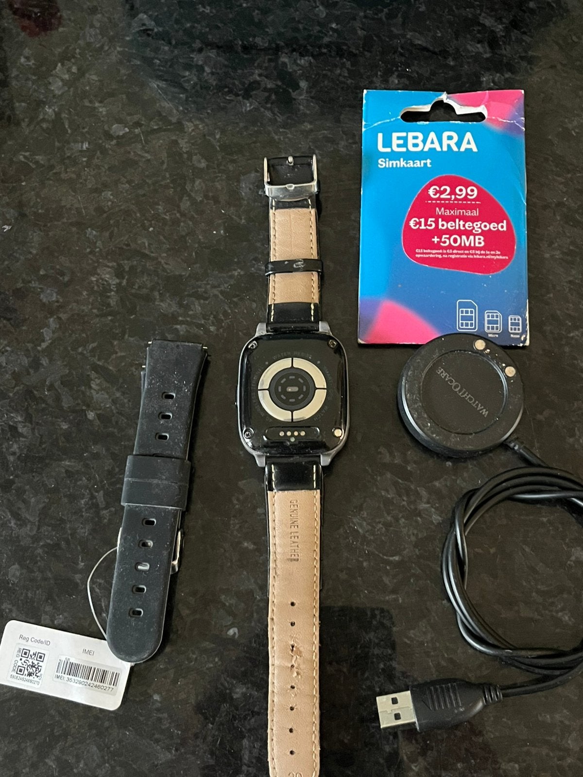 Senioren Alarm horloge met bijna €50 beltegoed, Ophalen of Verzenden, Zo goed als nieuw