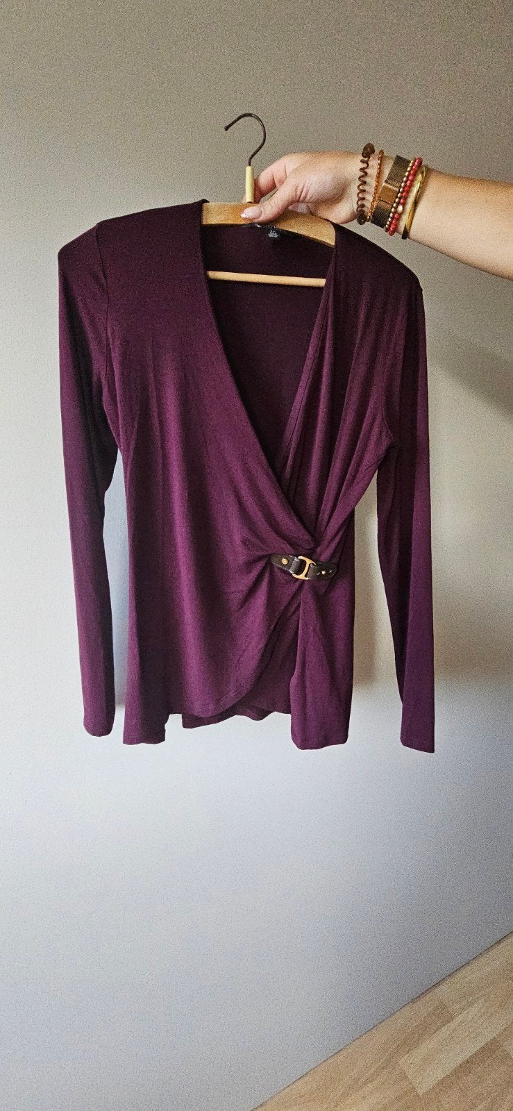 Ralph Lauren bordeauxrode top met lange mouwen, Kleding | Dames, Tops, Ophalen of Verzenden, Zo goed als nieuw, Lange mouw, Ralph Lauren