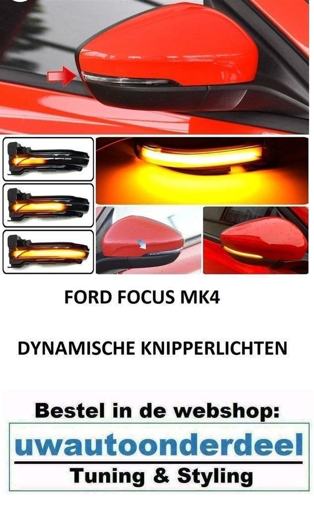 Dynamische Led knipperlichten Voor Ford Focus MK4, Auto diversen, Verzenden