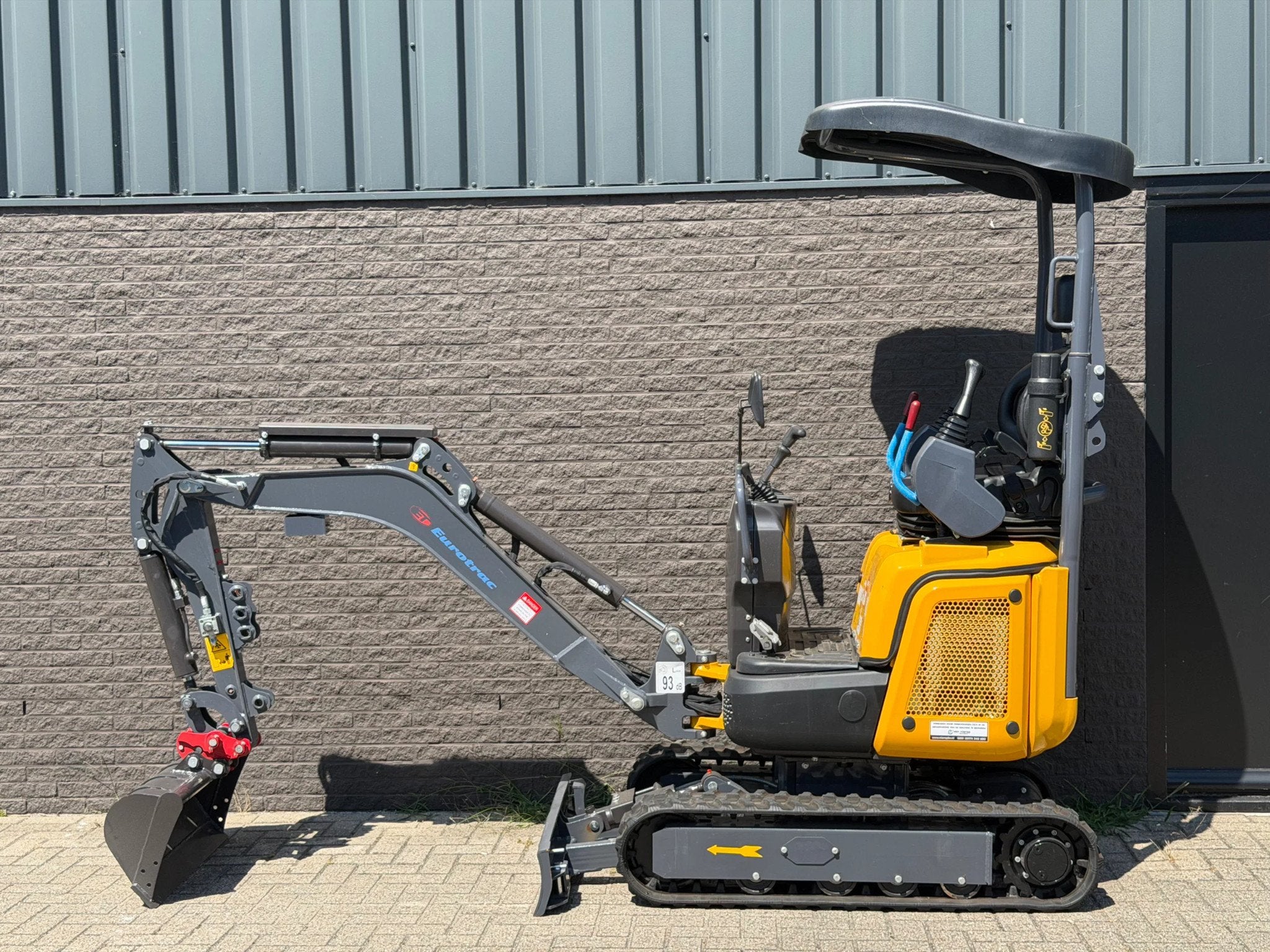 Eurotrac HE12 Rupsgraafmachine + Joysticks & KUBOTA motor 6x, Graafmachine