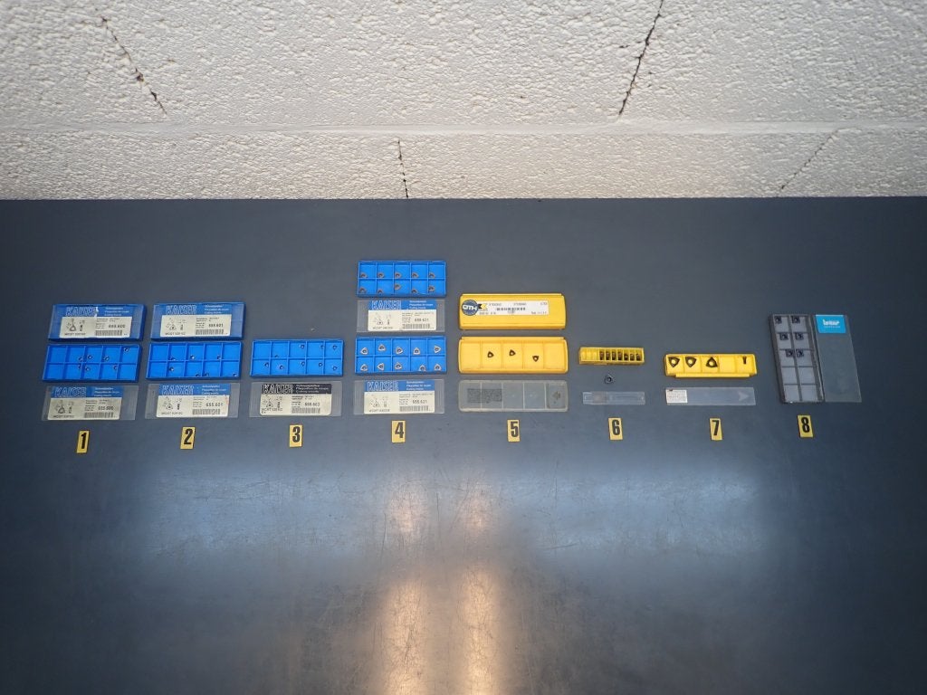 Volboor wisselplaten , Kaiser WCGT , Kennametal , Iscar, Doe-het-zelf en Verbouw, Niet ingevuld, Gebruikt, Niet ingevuld, Ophalen of Verzenden
