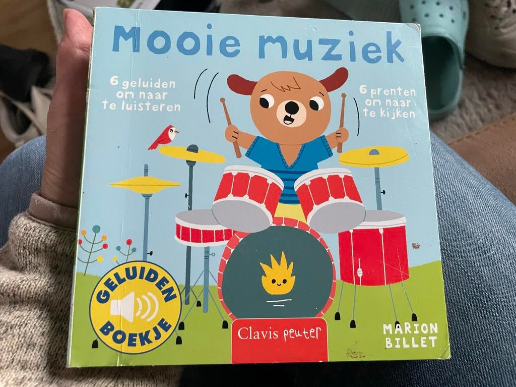 Mooie Muziek Geluidenboekje - Clavis Peuter, Boeken, Kinderboeken | Baby's en Peuters, Ophalen, Zo goed als nieuw, Uitklap-, Voel- of Ontdekboek