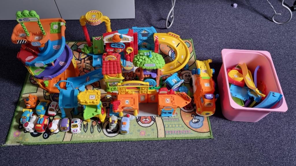 Grote Vtech Toet Toet Auto's & Zoef Zoef Dieren collectie, Ophalen, Gebruikt