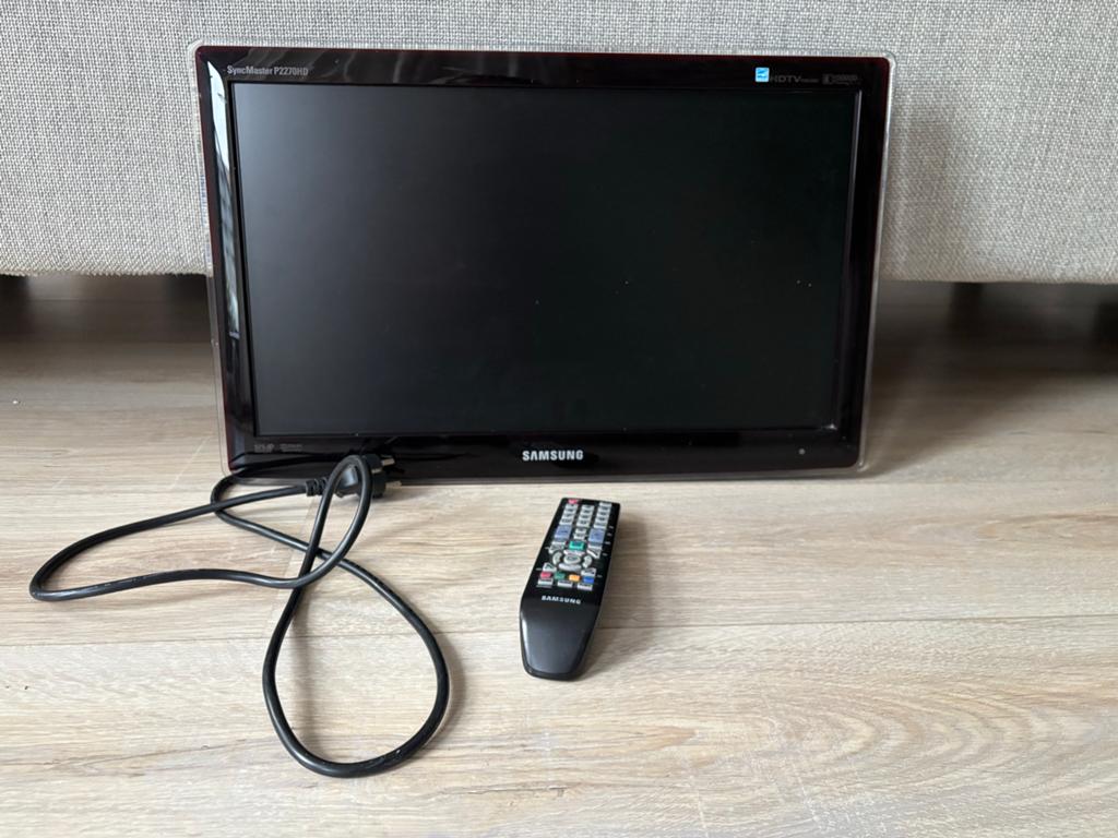 Samsung P2270HD 22 inch Full HD Monitor met TV-tuner, Ophalen, Gebruikt, LCD, Samsung