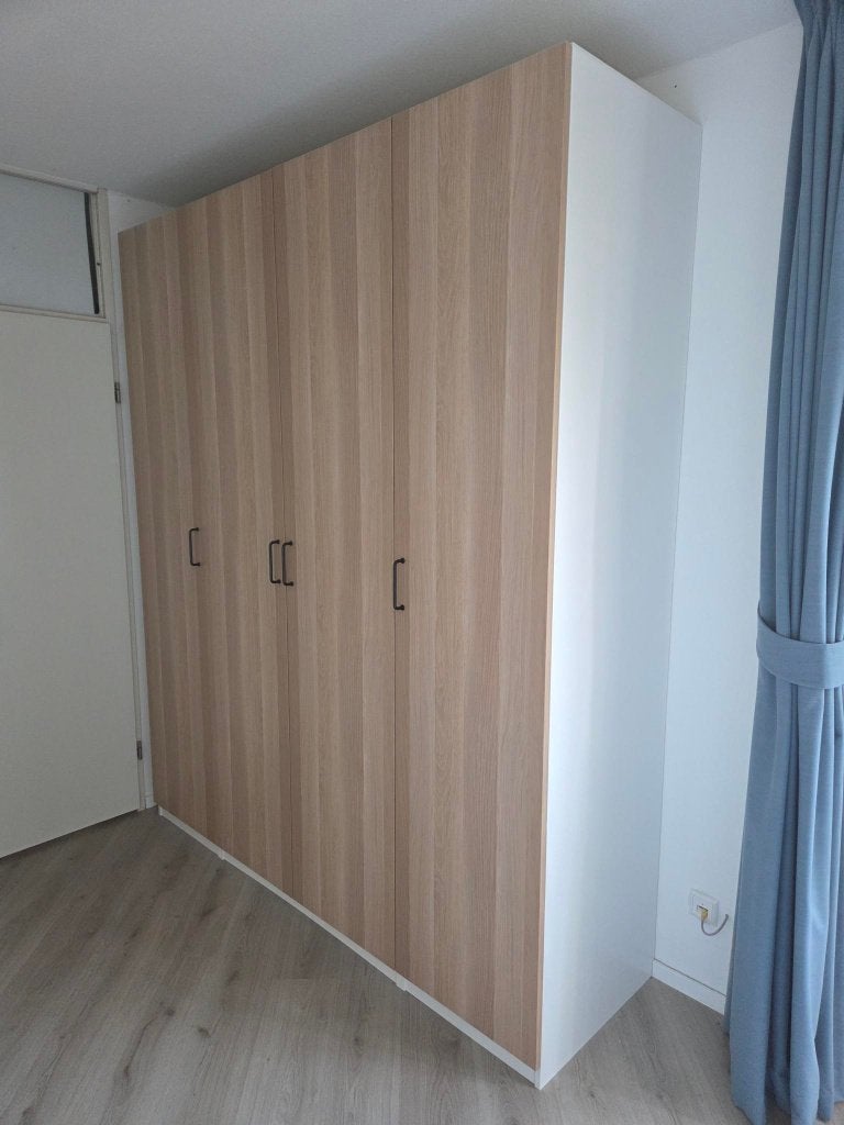 IKEA PAX inbouwkastensysteem – 200x58x235 cm – 3 jaar oud, Ophalen, Gebruikt, 200 cm of meer, Eikenhout
