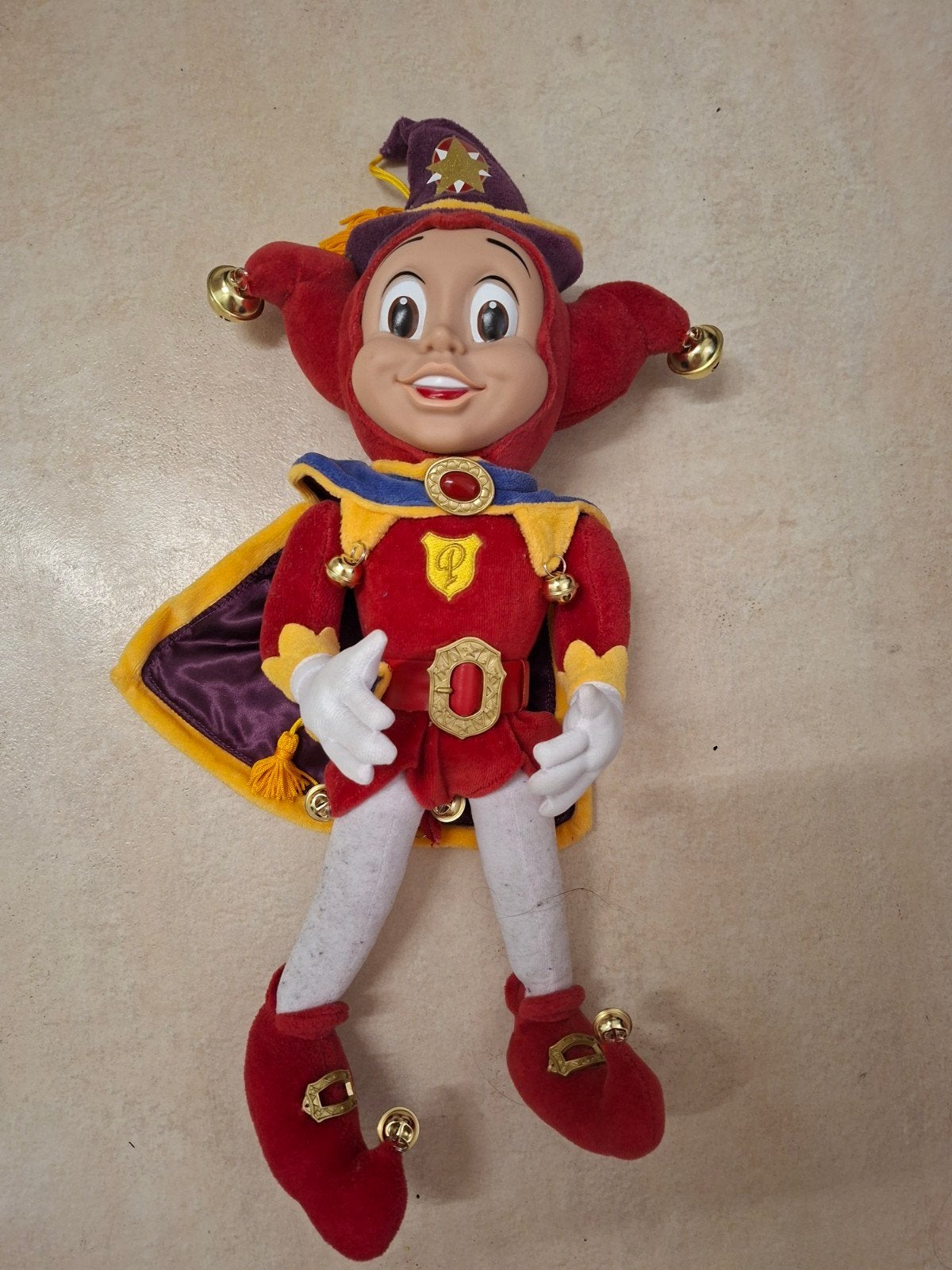 Z.G.A.N. luxe Pardoes knuffel efteling met belletjes toverna, Verzamelen, Ophalen of Verzenden, Zo goed als nieuw, Beeldje of Poppetje
