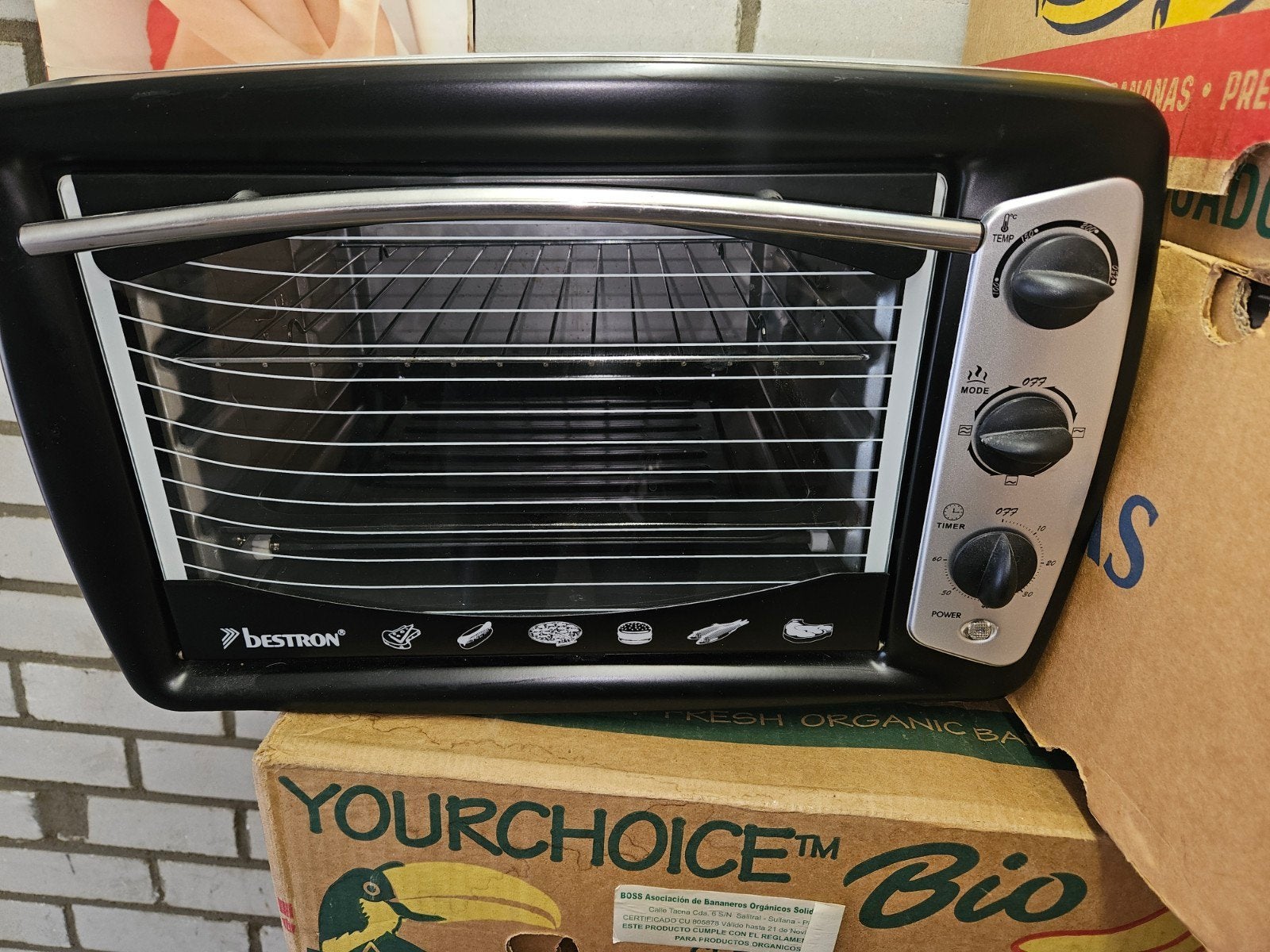 Bestron Mini-oven 1600W - Zo goed als nieuw, Ophalen, Minder dan 45 cm, Overige merken, Minder dan 45 cm