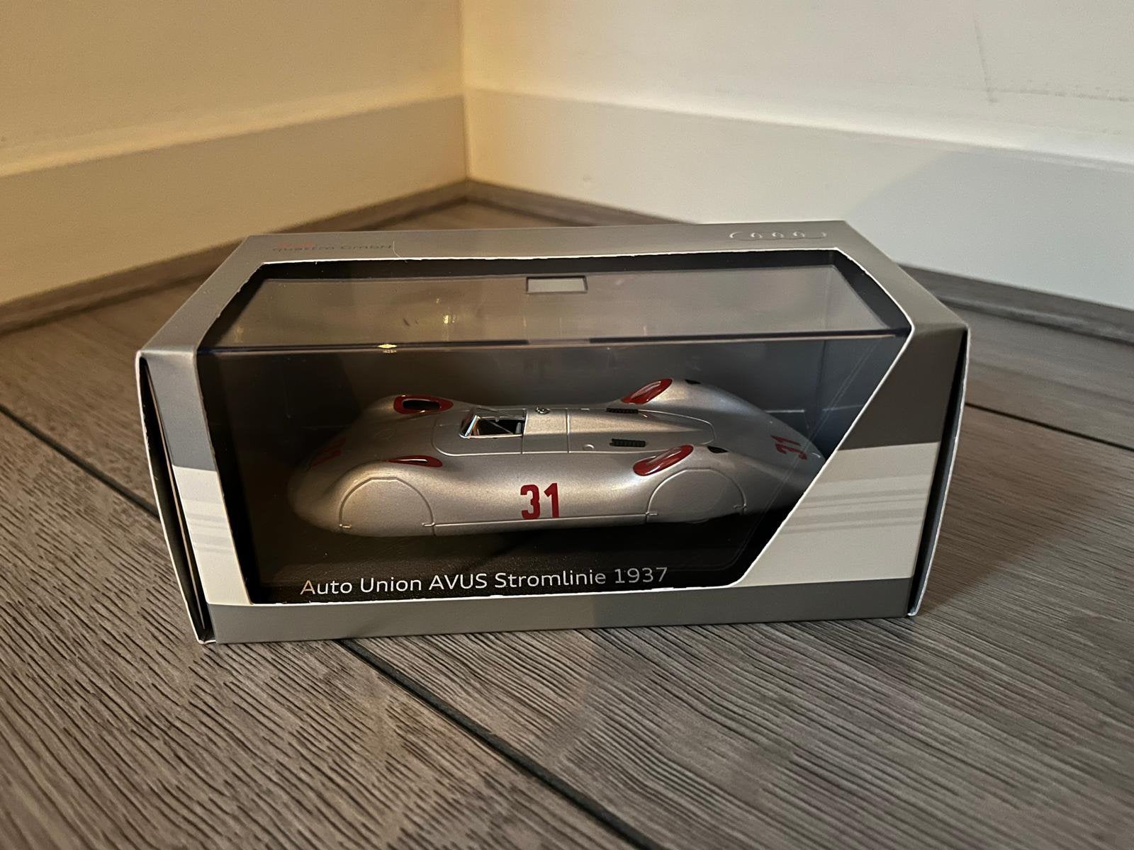 1:43 Auto Union AVUS Stromline (Audi) 1937, Ophalen of Verzenden, Zo goed als nieuw, Auto, MiniChamps