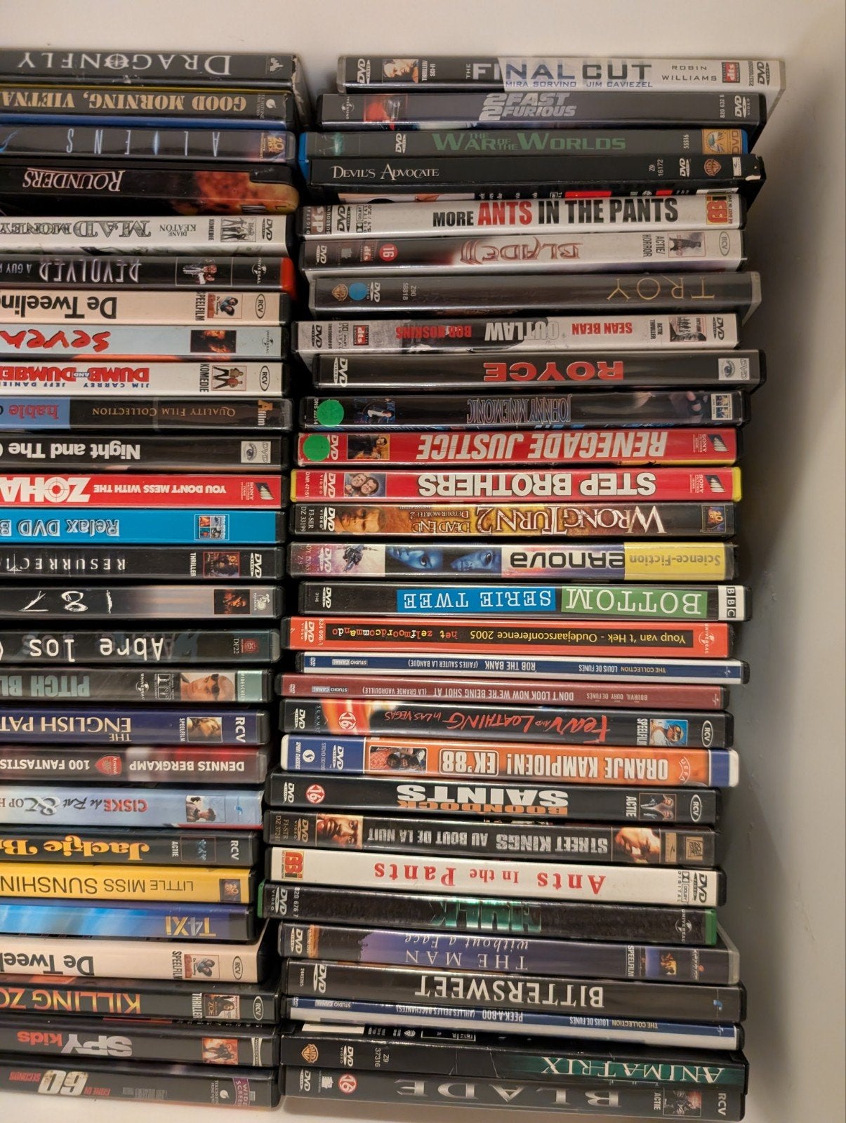 Grote collectie diverse DVD's - Actie, Komedie, Drama, Ophalen, Gebruikt, Vanaf 16 jaar, Nederlands