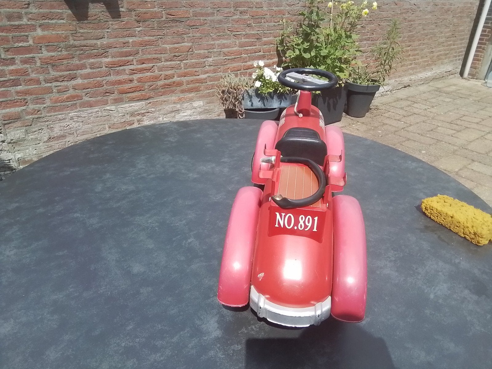 Brandweer loopauto, Ophalen, Gebruikt